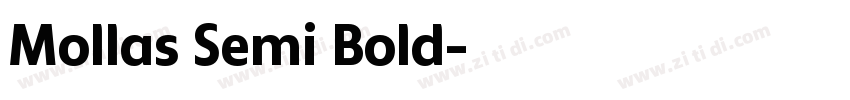 Mollas Semi Bold字体转换